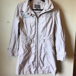 Cole Haan Water Resistant Gray Hooded Jacket M